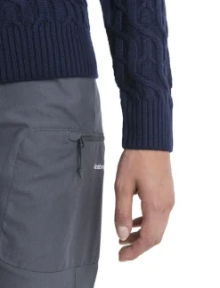 DAMES Icebreaker W Merino cable crew sweater