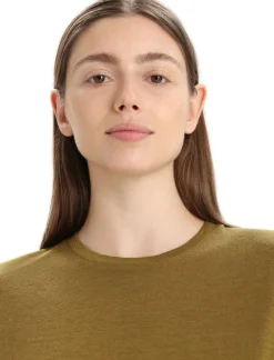 DAMES Icebreaker W merino linen SS tee