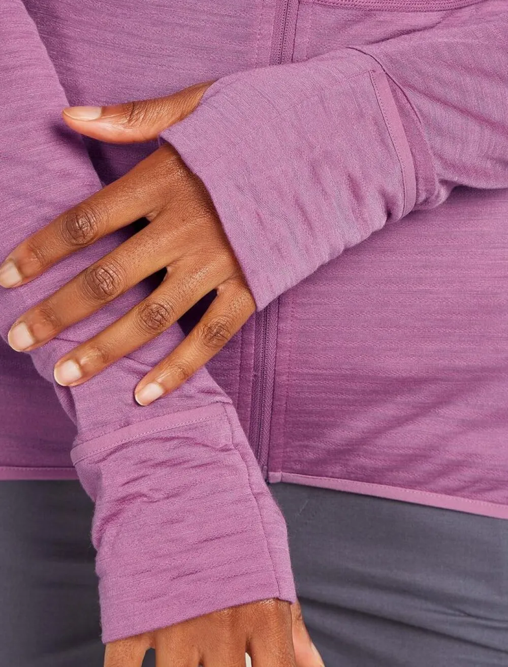 DAMES Icebreaker W Merino Realfleece Descender LS Zip Hoodie