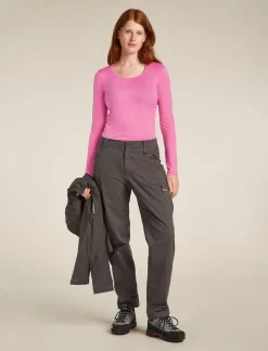 DAMES Icebreaker Wmns 200 oasis LS scoop