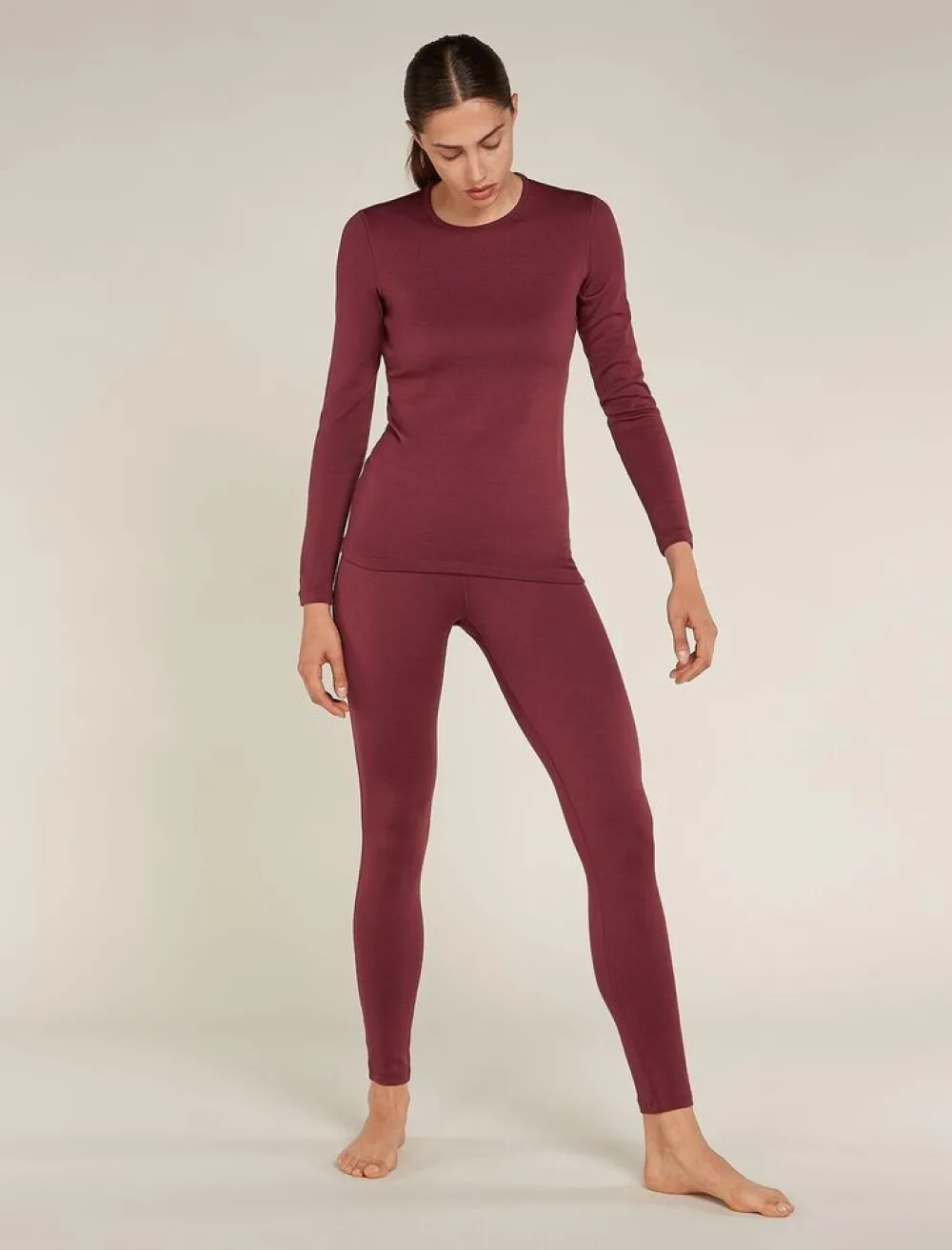 DAMES Icebreaker Wmns 260 tech LS crewe