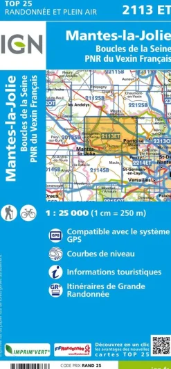 IGN 2113ET Mantes-la-Jolie