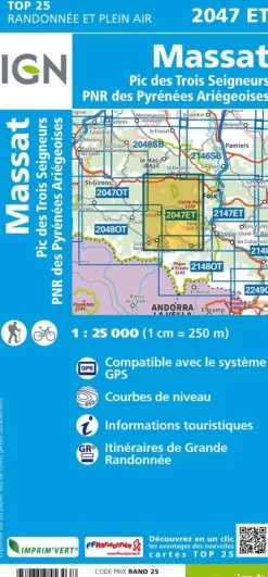IGN 2047ET Massat Pic des Trois Seeurs