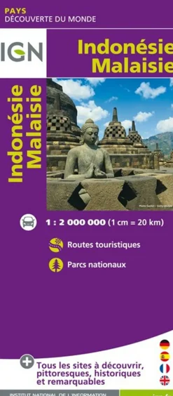 IGN Indonesie / Maleisie wegenkaart 1:2m