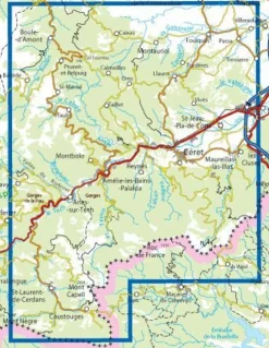 IGN 2449OT Céret Amélie-les-Bains-Palalda