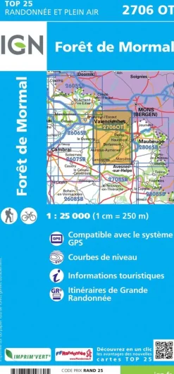 IGN 2706OT Forêt de Mormal