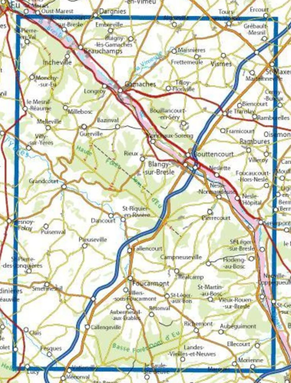 IGN 2108OT Forêt d'Eu