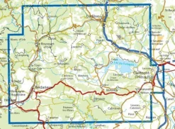 IGN 2643OT Lodève Bédarieux Lac du Salagou