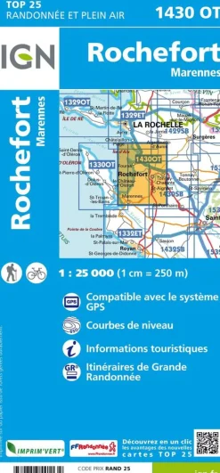 IGN 1430OT Rochefort Marennes