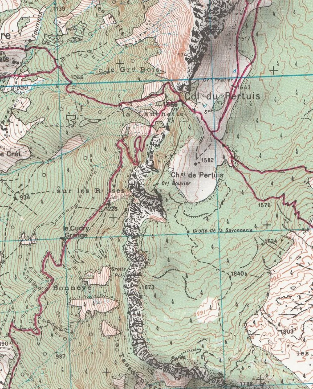 IGN Wandelkaart 3336et Les Deux Alpes - Olan