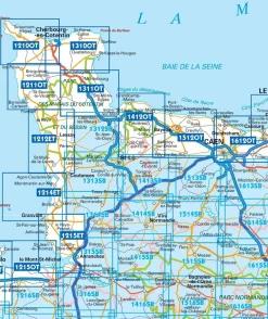 IGN Wandelkaart 1512OT Bayeux/arromanches-les-bai 1/25