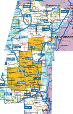 IGN Wandelkaart 3619ot Bussang La Bresse