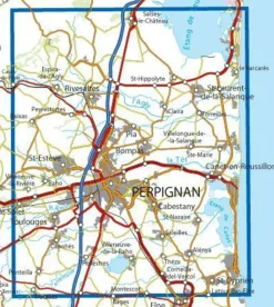 IGN Wandelkaart 2548ot Perpan