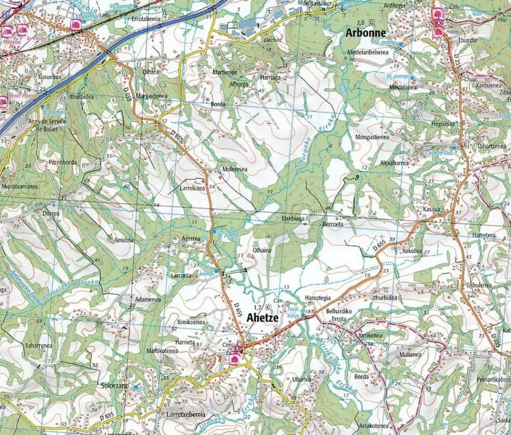 IGN Wandelkaart 2548ot Perpan