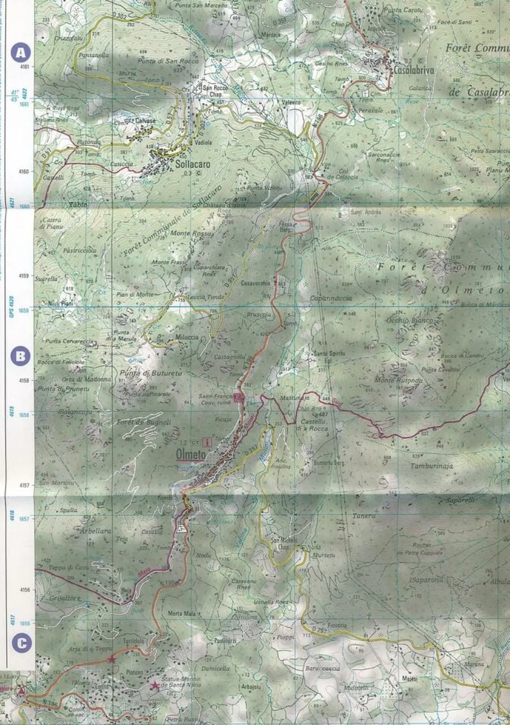 IGN Wandelkaart 1547OTR Ossau & Vallée d'Aspe