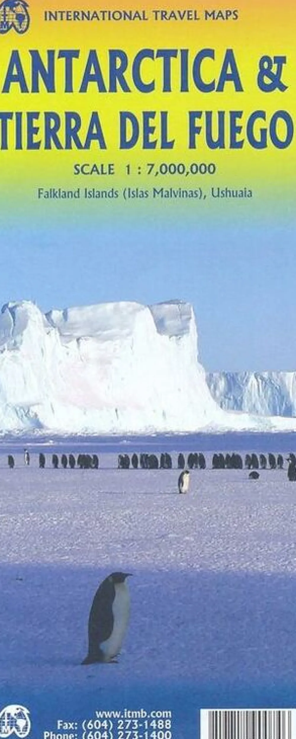 ITMB Wegenkaart Antartica Vuurland