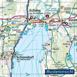 Kompass Fietskaart 3334 München und Umgebung