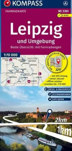 Kompass FK3361 Leipzig und Umgebung