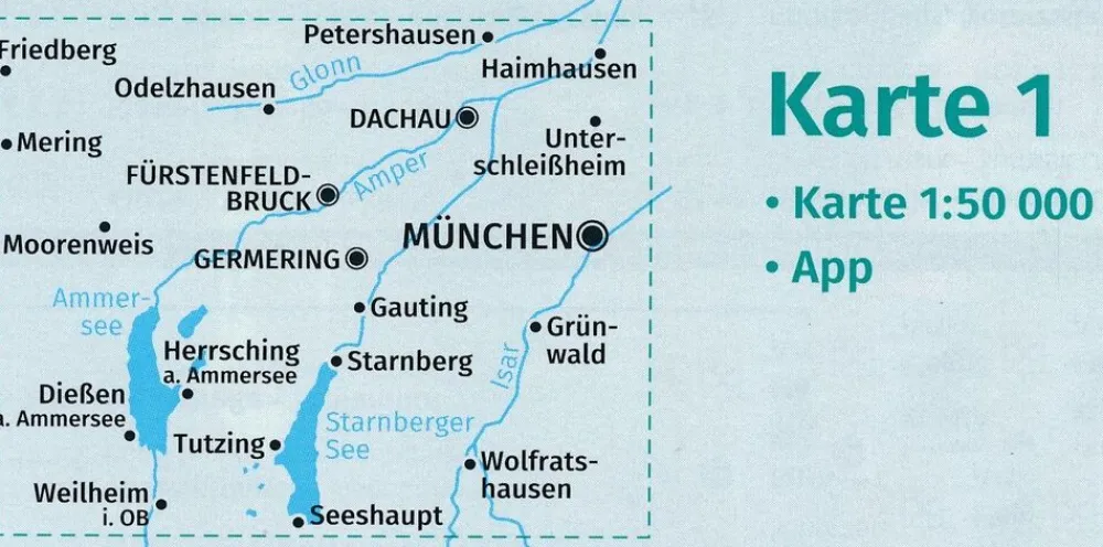 Kompass WK184 München und Umgebung