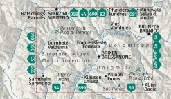Kompass Wandelkaart 56 Brixen/Bressanone