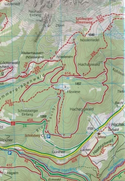 Kompass Wandelkaart 618 Fleimstal - Val di Fiemme