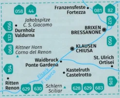 Kompass Wandelkaart 059 Klausen & Umgebung