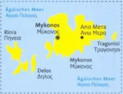 Kompass Wandelkaart 249 Mykonos 1:35.000