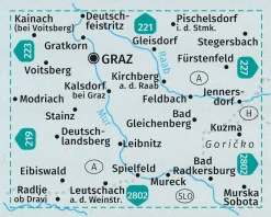 Kompass Wandelkaart 181 Rosenheim, Bad Aibling