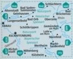 Kompass Wandelkaart 832 Spessart