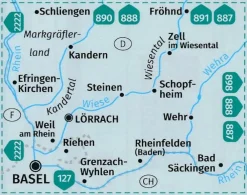 Kompass WK897 Wiesental Kandertal