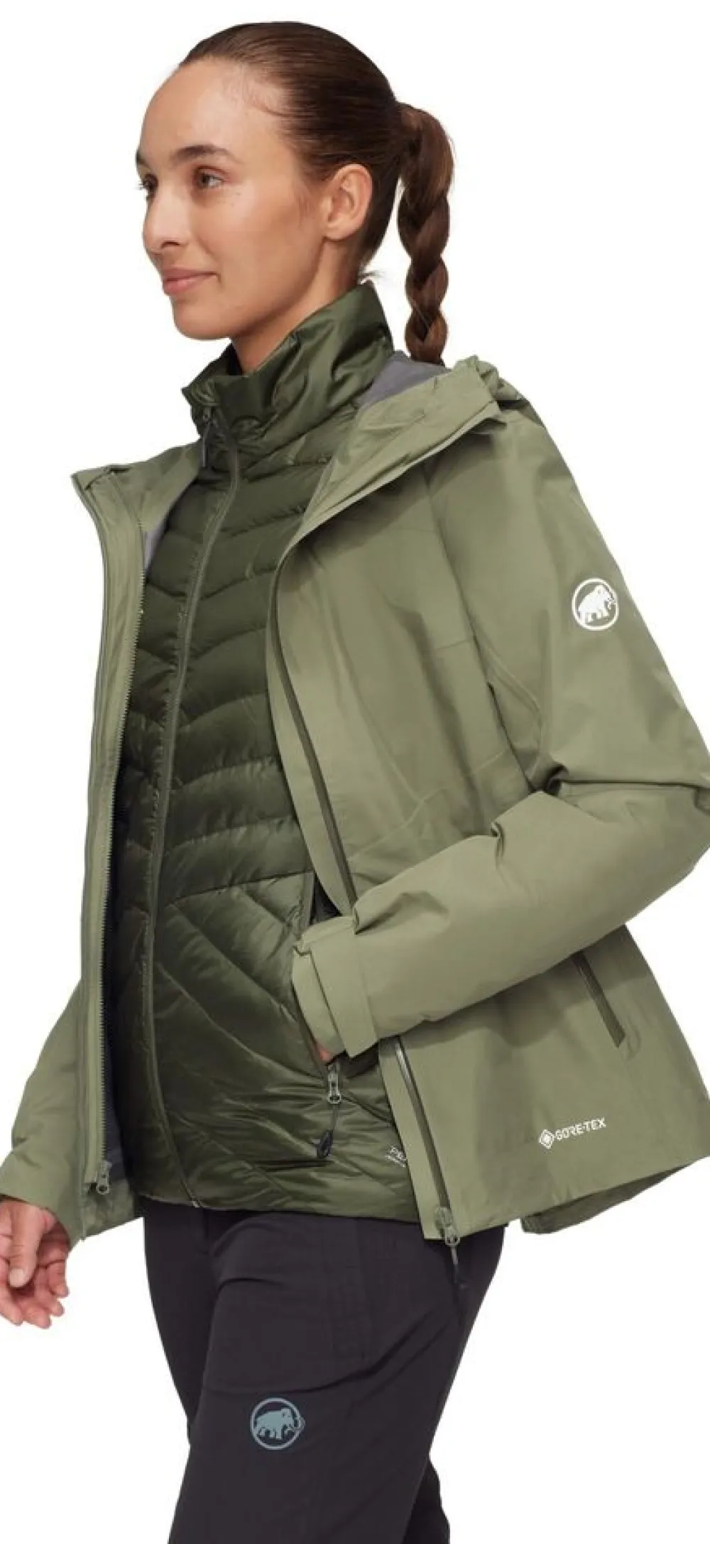 DAMES Mammut Convey 3 in 1 HS hooded jacket woman