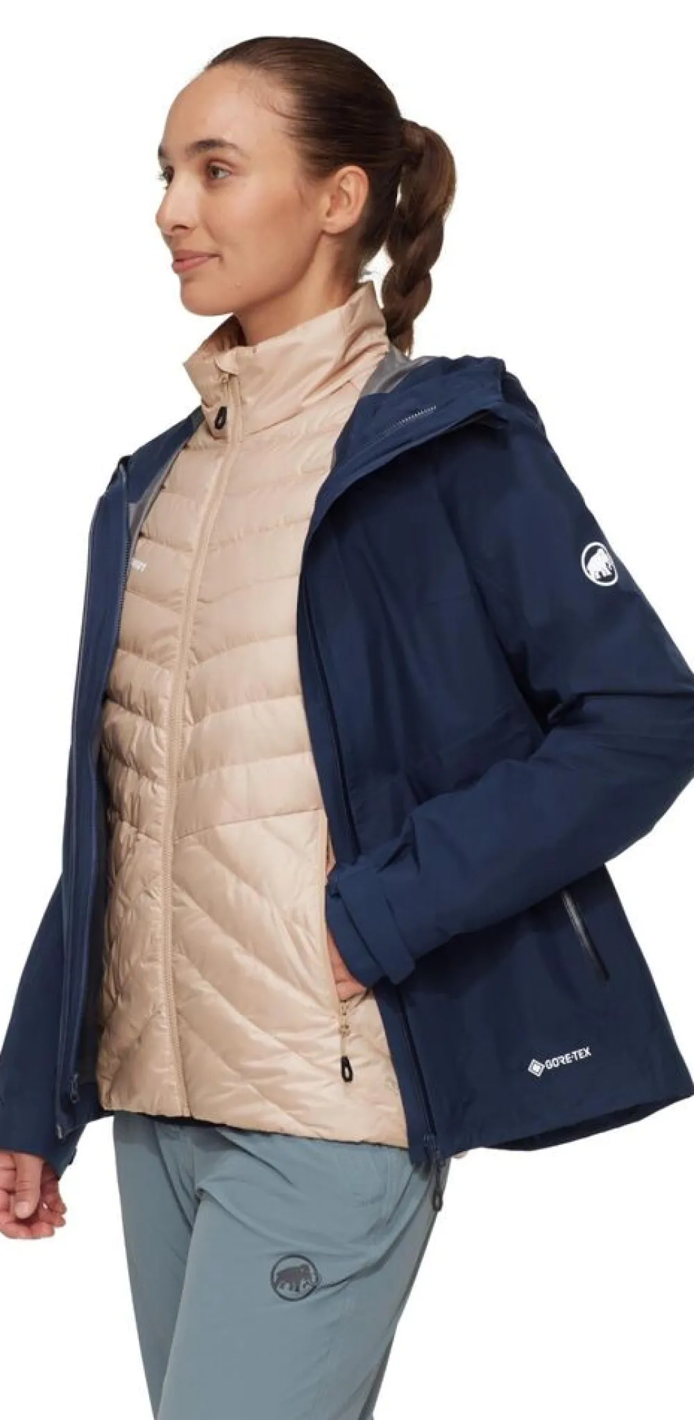 DAMES Mammut Convey 3 in 1 HS hooded jacket woman