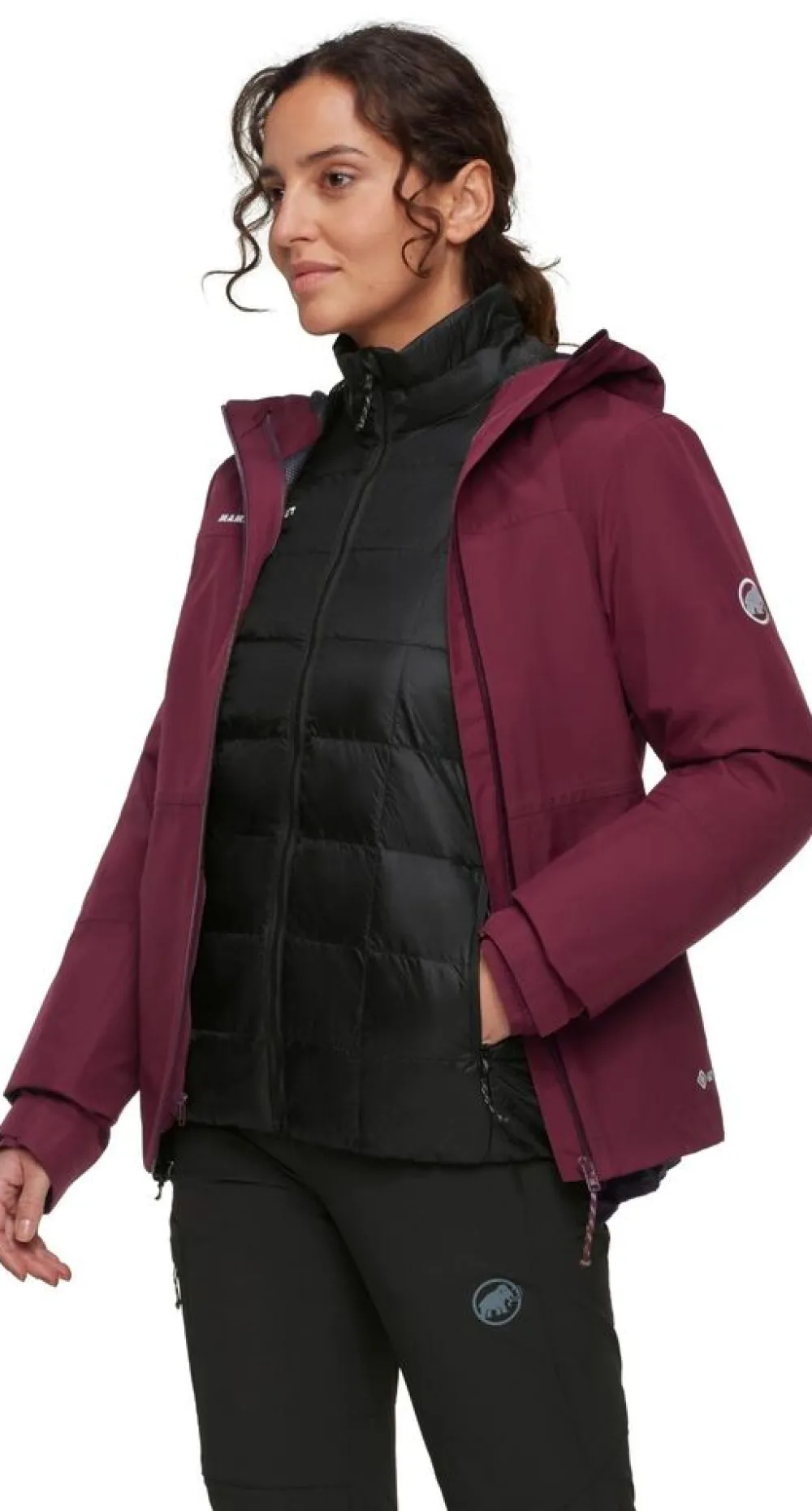 DAMES Mammut Treeline 3 in 1 HS Hooded Jacket Women