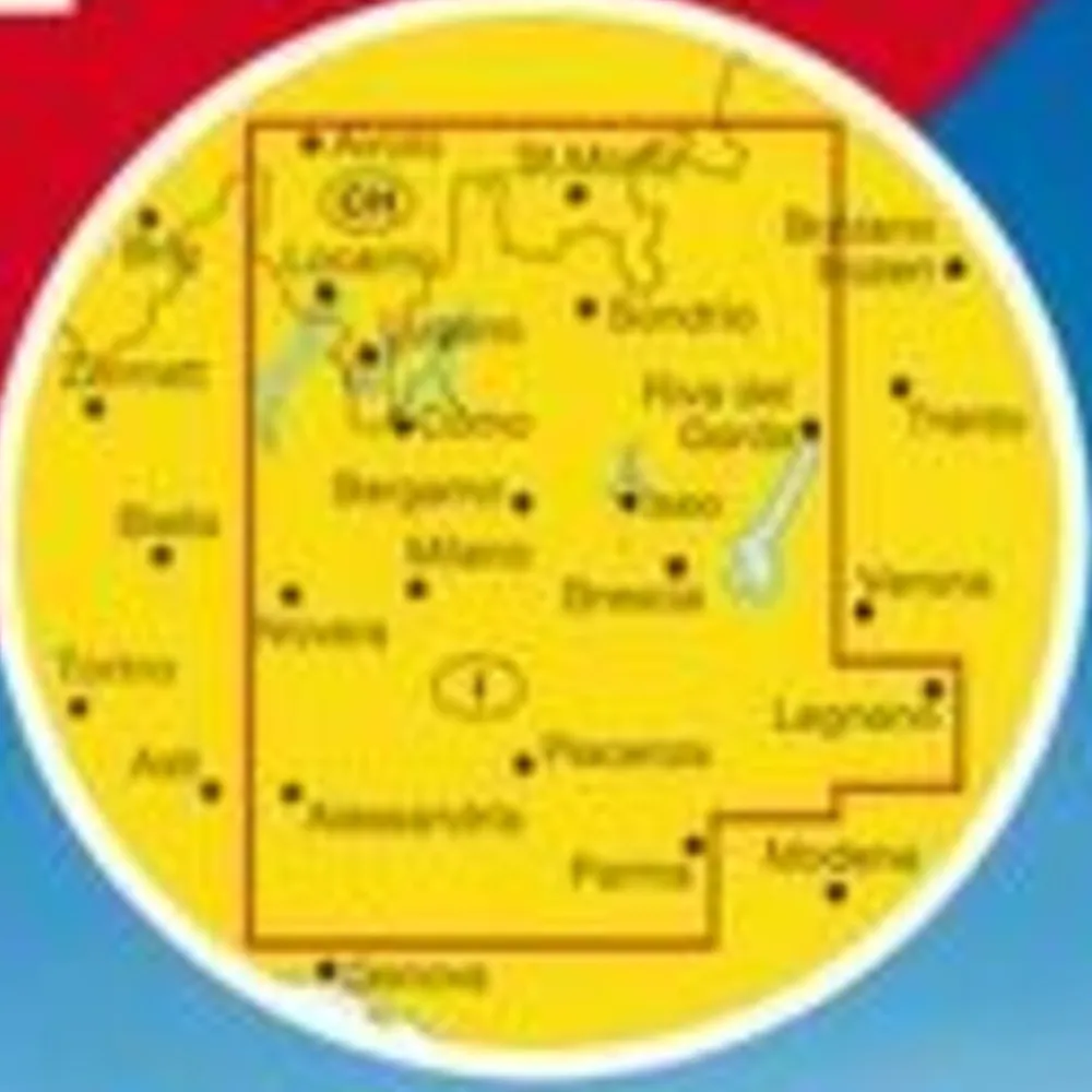 Marco Polo Wegenkaart Lombardije-
