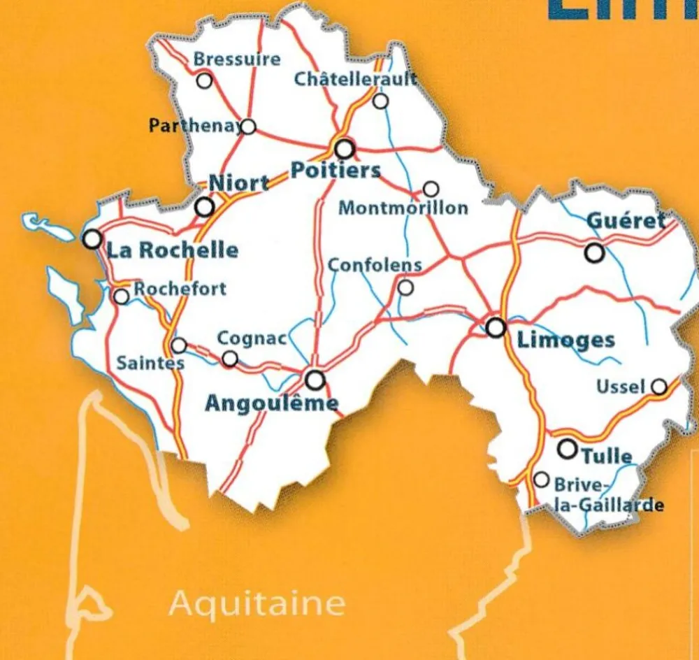 Michelin 521 Poitou Charentes Limousin