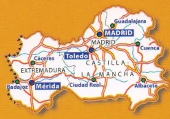 Michelin Wegenkaart 576 Centraal-Spanje