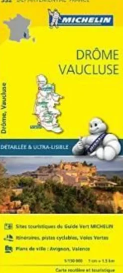 Michelin Wegenkaart 332 Drôme Vaucluse
