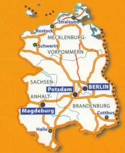 Michelin Wegenkaart 542 Duitsland Noordoost