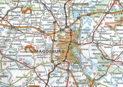 Michelin Wegenkaart 542 Duitsland Noordoost