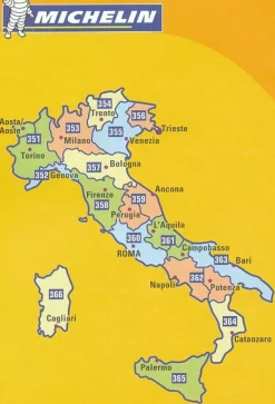 Michelin Wegenkaart 357 Emilia-Romagna