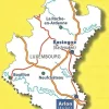 Michelin Wegenkaart 377 Luxemburg