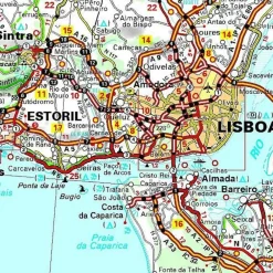Michelin Wegenkaart 592 Midden-Portugal