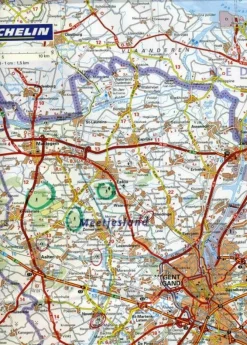 Michelin Wegenkaart 371 West-Vlaanderen