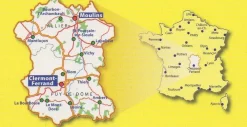 Michelin Wegenkaart Allier Puy-de-dome 326