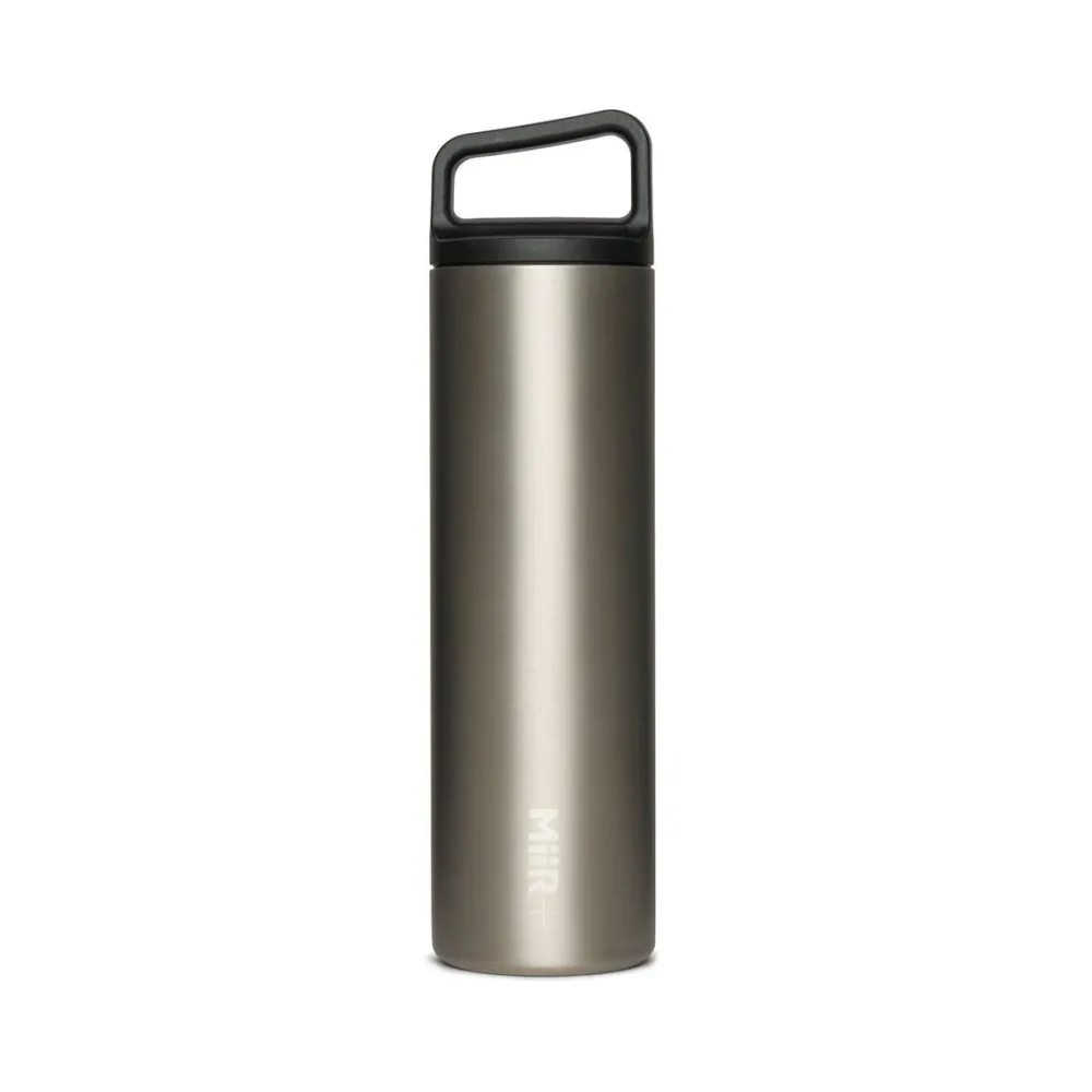 miir Climate+ Wide Mouth Bottle Silver 20oz