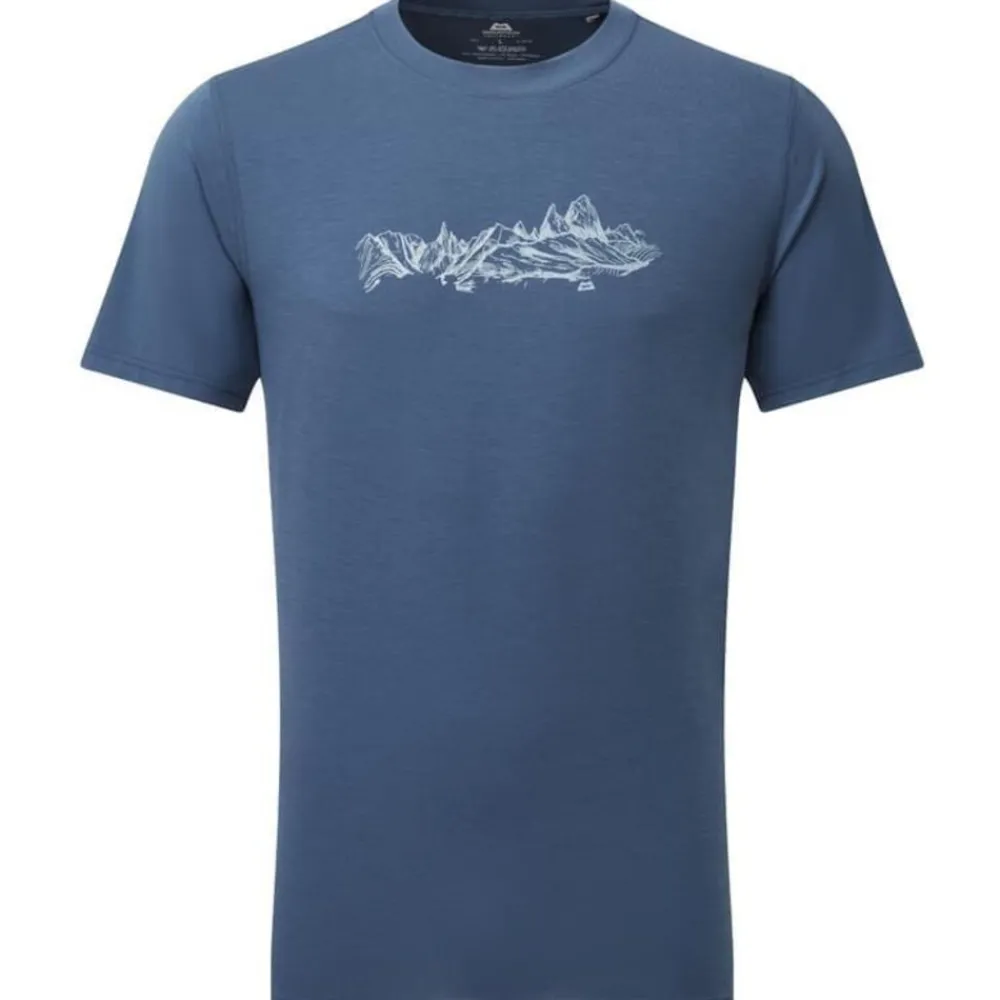Heren Mountain Equipment Groundup Skyline Mens Tee