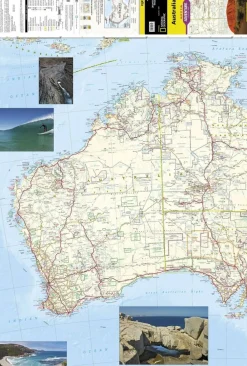 National Geographic Landkaart Australë Adventure map