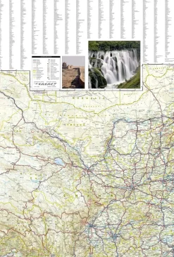 National Geographic Wegenkaart China West Adventure Map