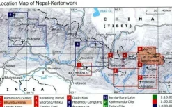 Nepal Kartenwerk klimkaart Nr 5 Shorong Hinku 1:50.000
