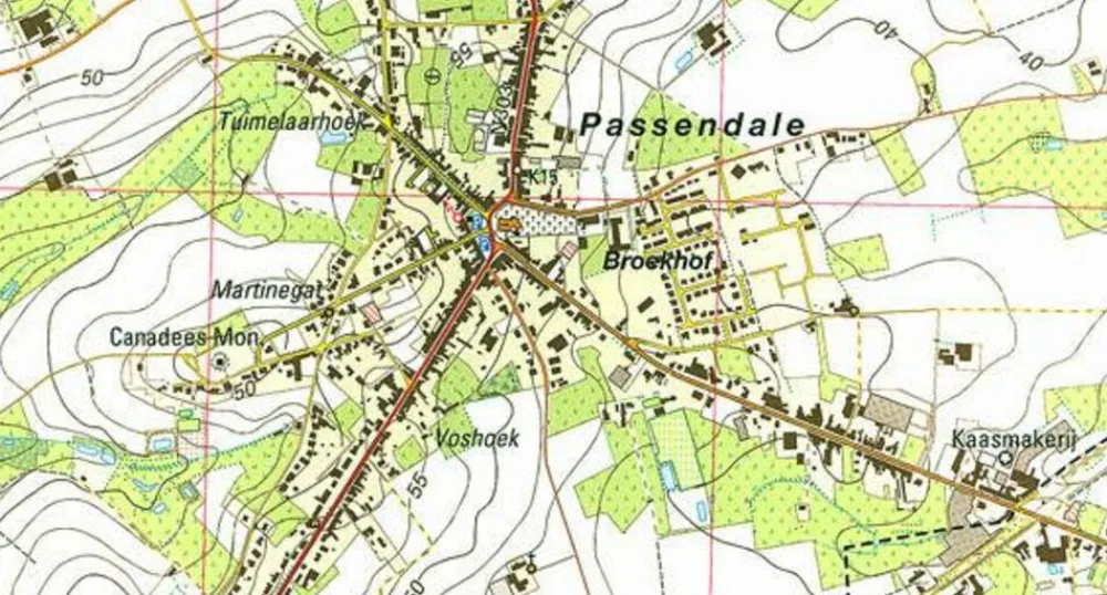 NGIB Topografische kaart 50/5-6 Malmedy